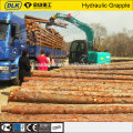 Fixed log grapple for excavator without rotating motor for sale